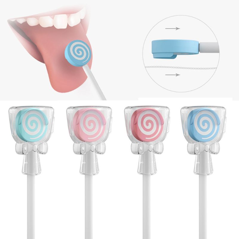 Lollipop Style Baby Tongue Scraper